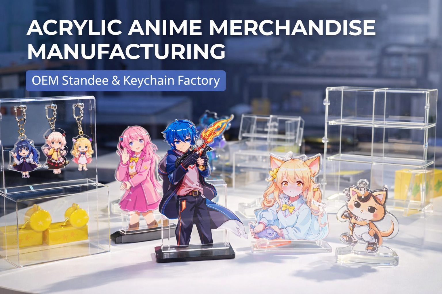 Acrylic Anime Merchandise Manufacturing: From Design to Finished Products