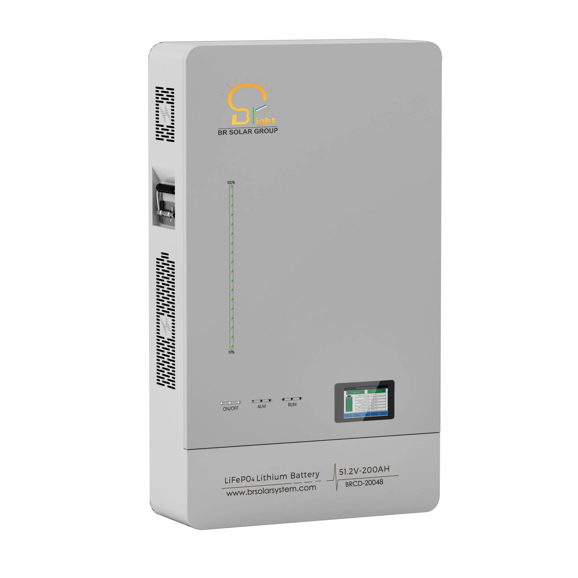 BR Solar BRLV-200 51.2V 200Ah Lithium Battery