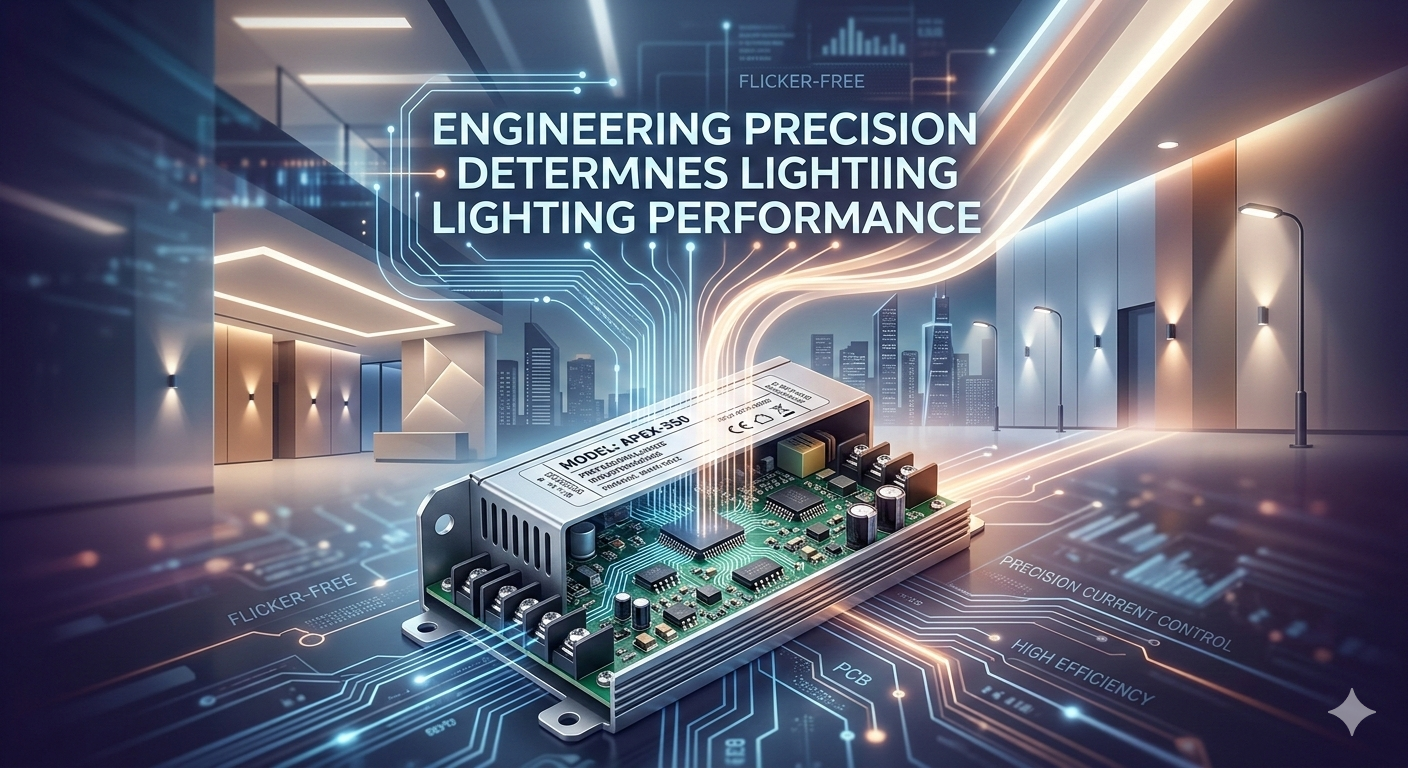LED Driver Manufacturer: How Engineering Precision Determines Lighting Performance - Blog article cover image