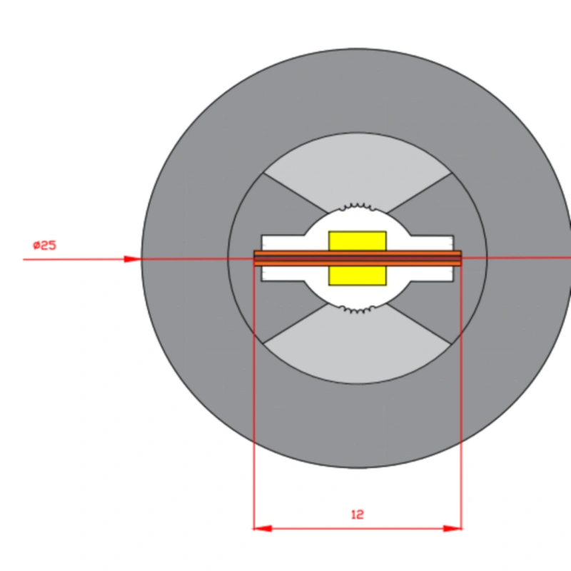 Dimension Drawning of None LED Strip