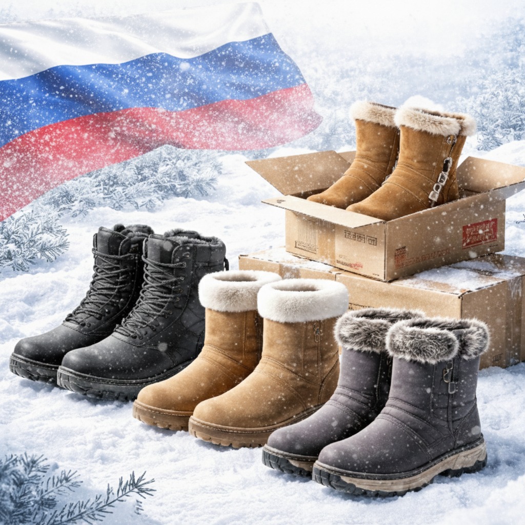 wholesale waterproof snow boots supplier for Russia