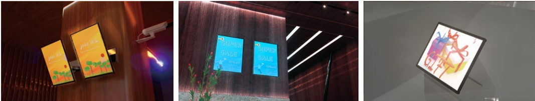 application of silm LED light box