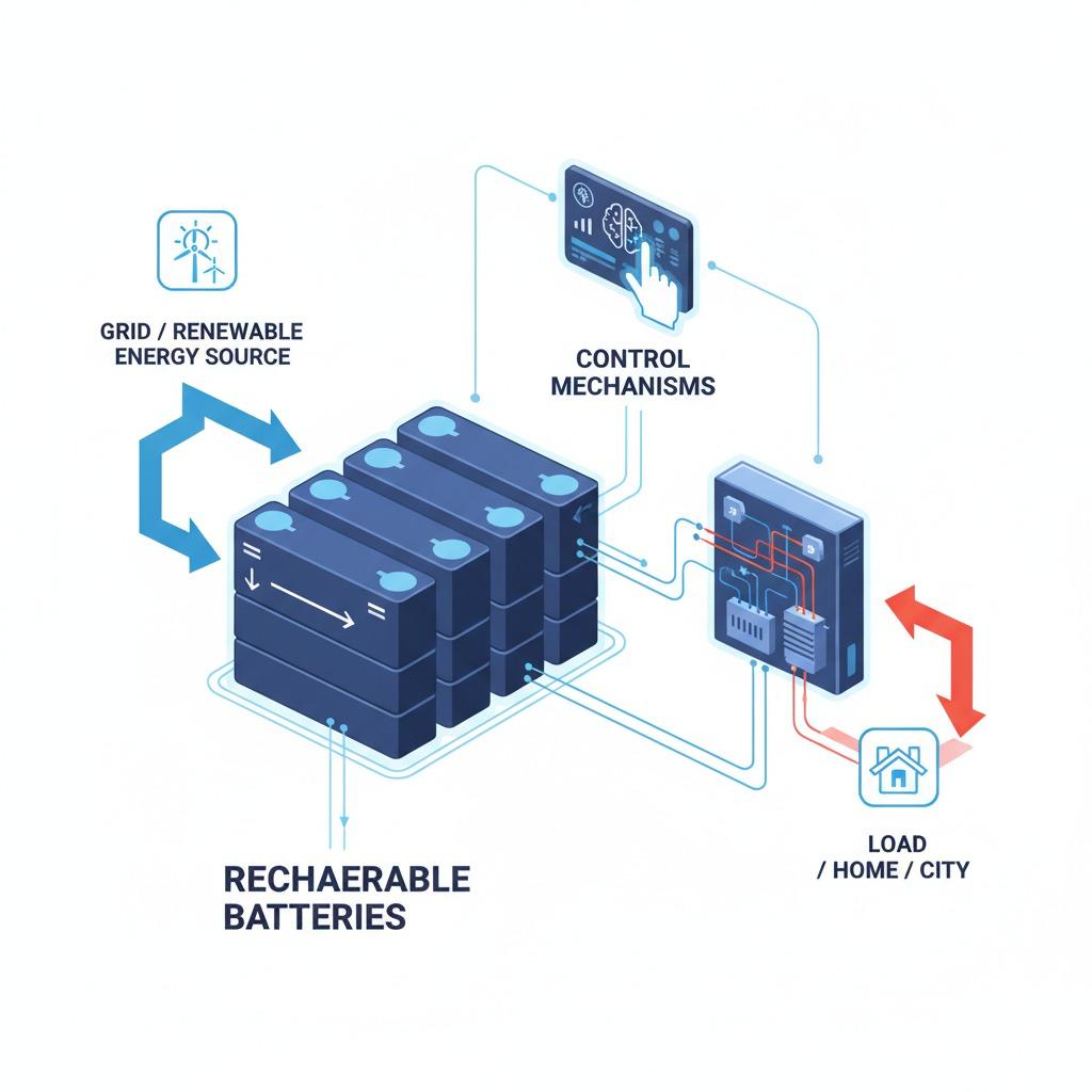 battery energy storage system, grid energy storage, renewable energy storage, lithium-ion battery storage
