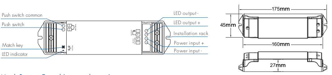 LED控制器尺寸图