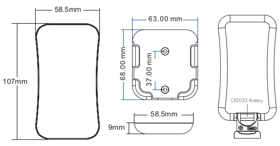 LED控制器尺寸图