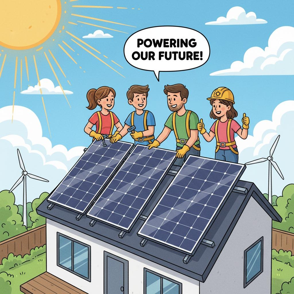 home solar power system, solar energy for homes, residential solar panels, clean energy solutions