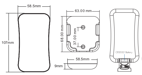 LED灯控制器尺寸图