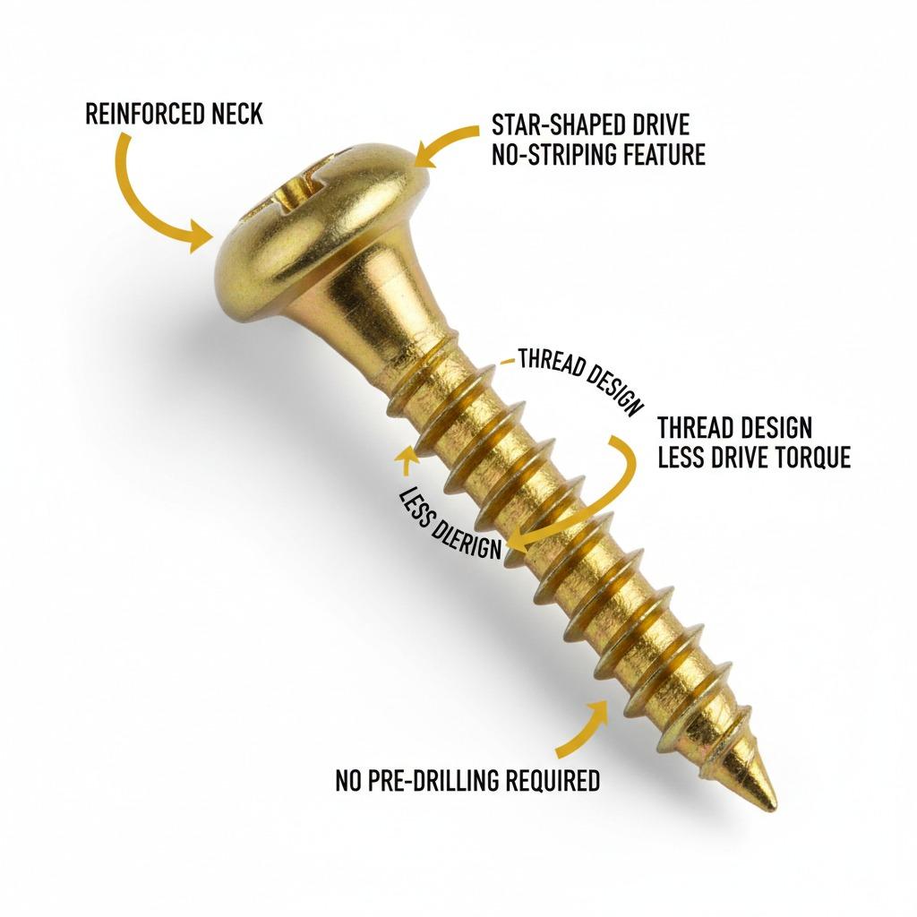 Stainless steel screws, self-tapping stainless steel screws, stainless steel fasteners, stainless steel screws for furniture