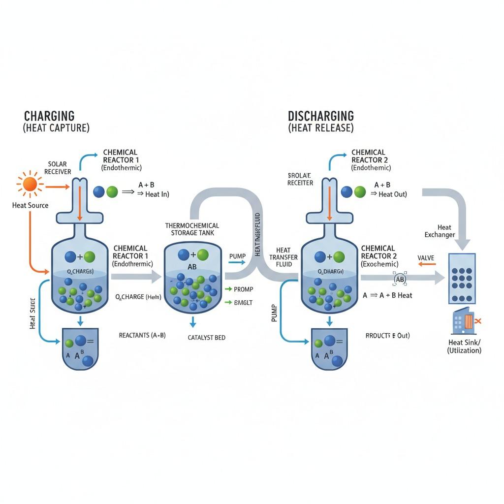 thermochemical energy storage