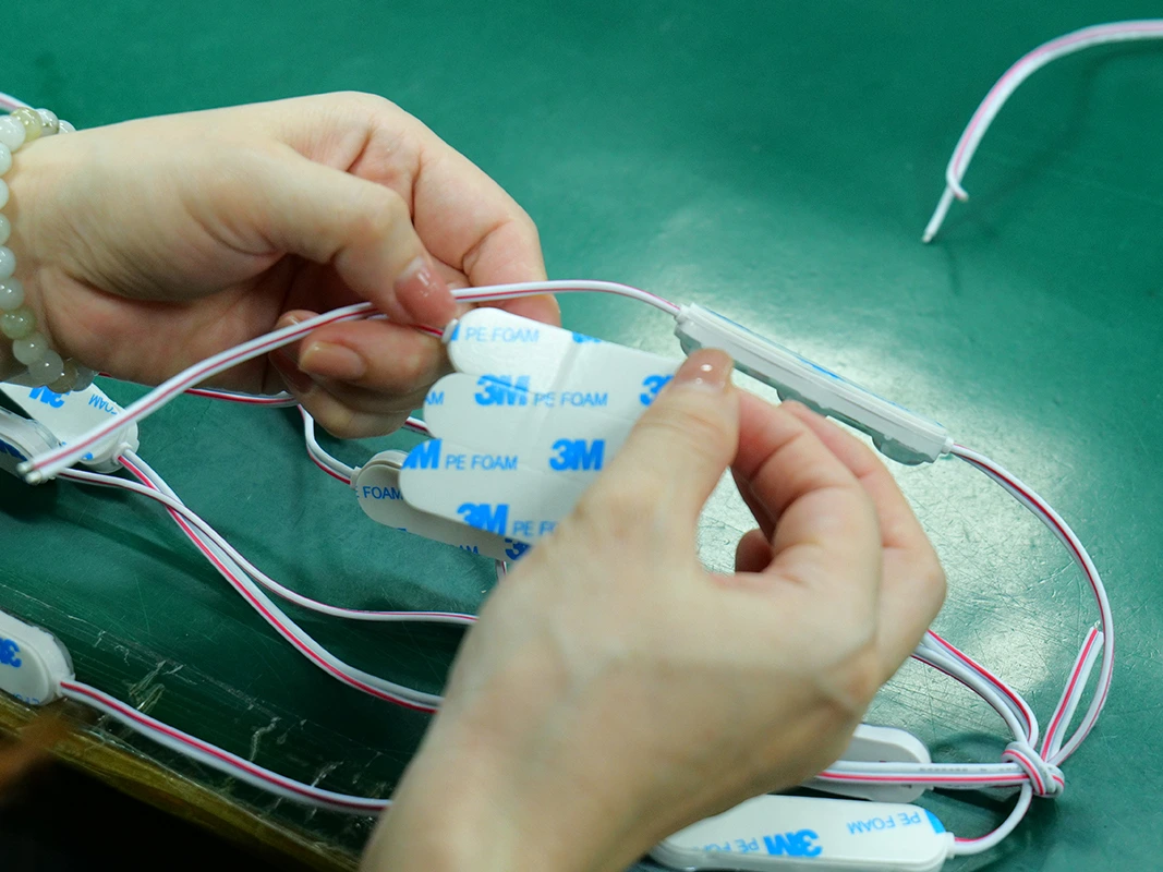 Module Back Adhesive Application