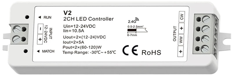 LED Controller V2 12-24VDC