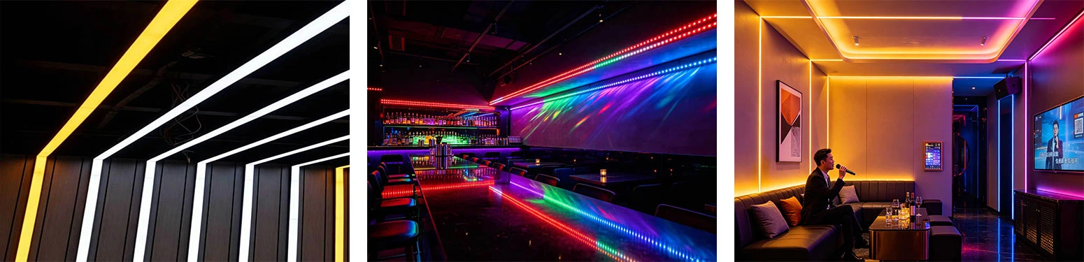 KTV & Bar Decorative Lighting with Addressable Pixel RGB LED Strip