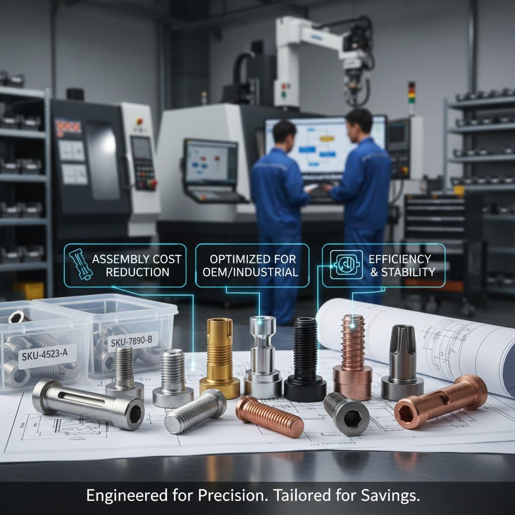 Screw manufacturers, custom screw suppliers, industrial screw producers, high-strength screw and fastener manufacturers