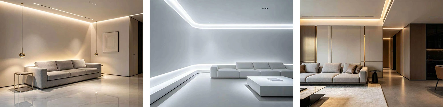 140LEDs/m LED Strip Light Applications - Room Lighting