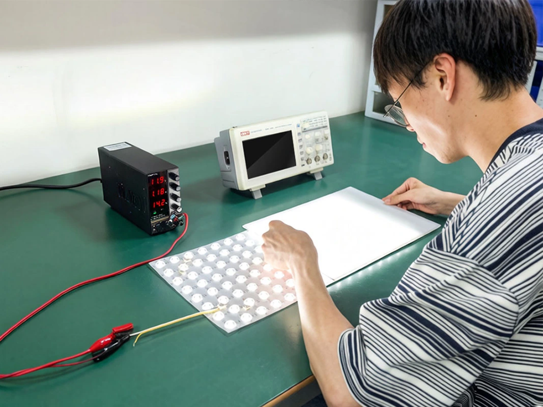 Electrical performance testing for LED modules