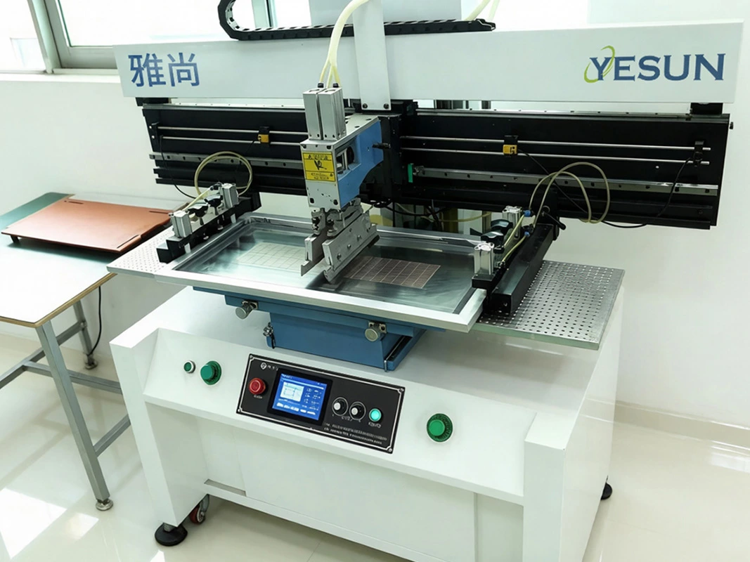 Automatic solder paste printing machine