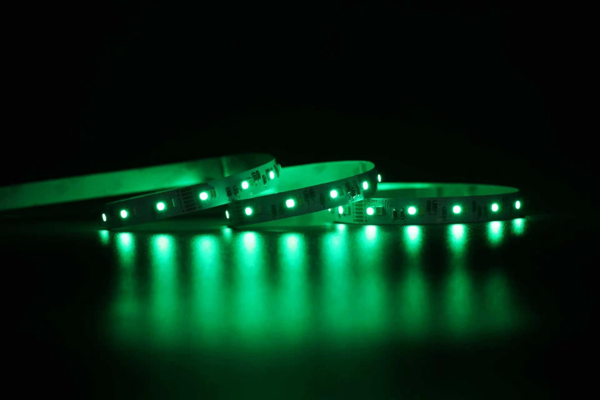 شريط إضاءة LED أخضر RGBCW YS-RN3838Q560، 120 مصباح LED/متر، شريط إضاءة مرن