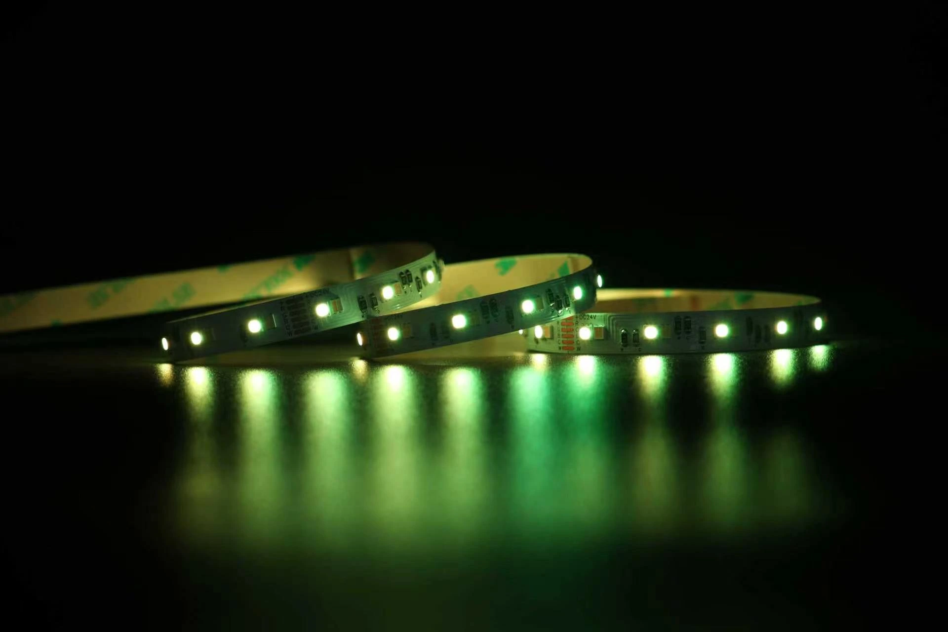 شريط إضاءة LED أخضر ناعم RGBCW YS-RN3838Q560، شريط إضاءة داخلي متغير اللون