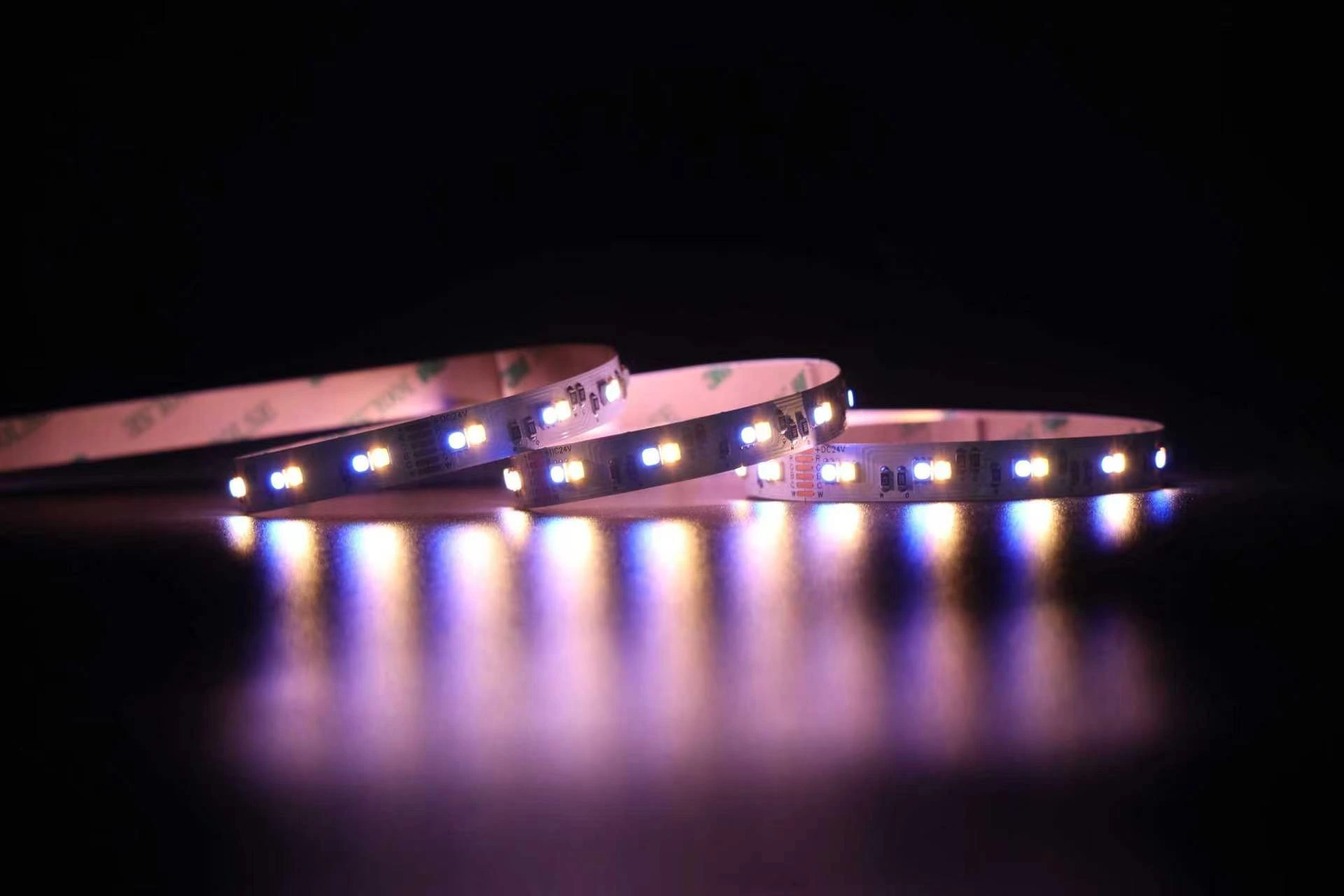 شريط إضاءة LED أبيض محايد دافئ RGBCW YS-RN3838Q560، شريط إضاءة قابل لتعديل درجة حرارة اللون