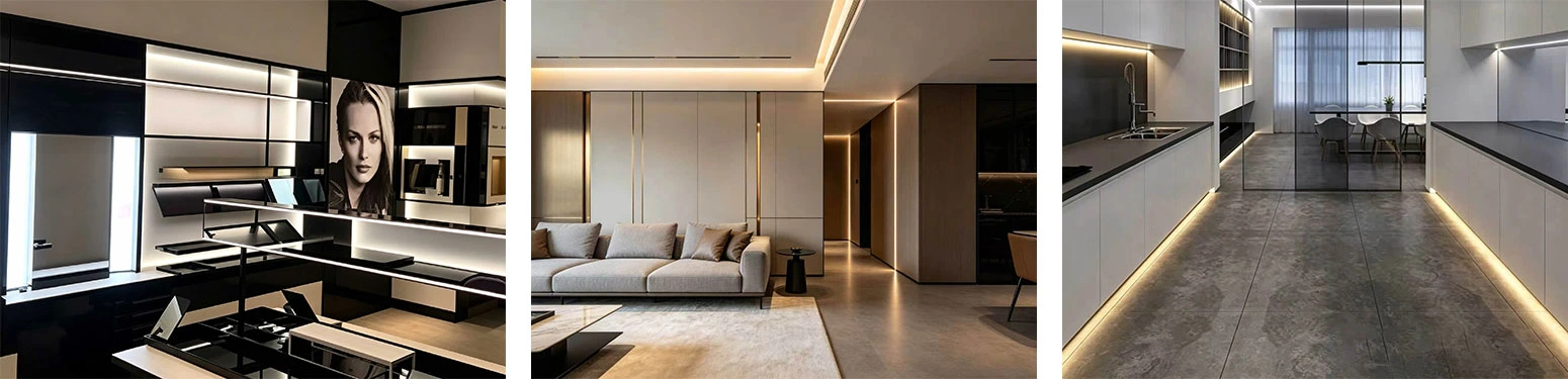 Ultra high density 2216 LED strip indoor application, cabinet floor & ceiling recess ambient lighting