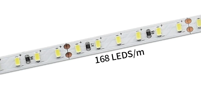 1680LEDs/m 3014 LED Strip Lights close up
