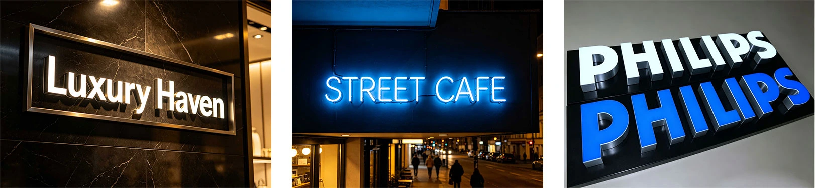S-type 2835 LED Strip Applications for Backlit Channel Letter Signs
