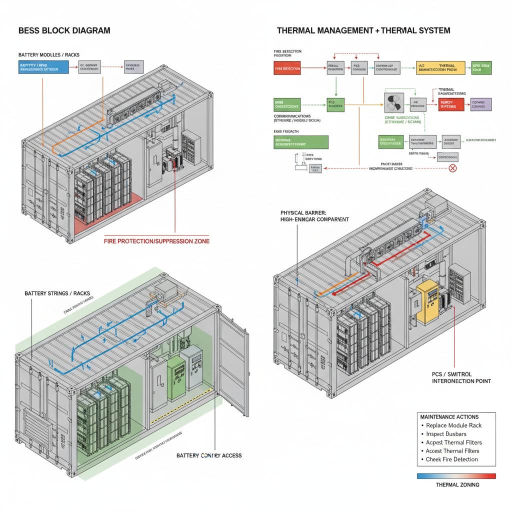 battery energy storage system diagram