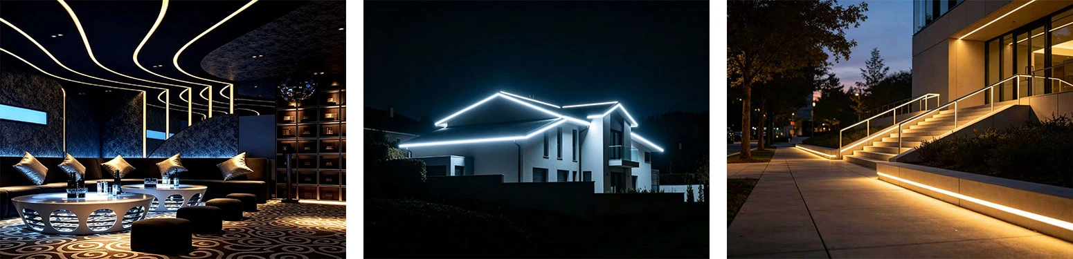 High Voltage LED Strip Lights for Indoor & Outdoor Commercial Lighting