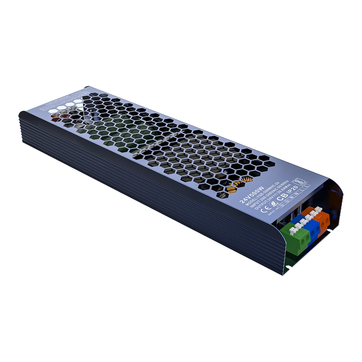 YS-N-12500 / YS-N-24500 500W 24V LED Power Supply for LED Modules YS-N-12500 / YS-N-24500 500W 24V LED Power Supply for LED Modules