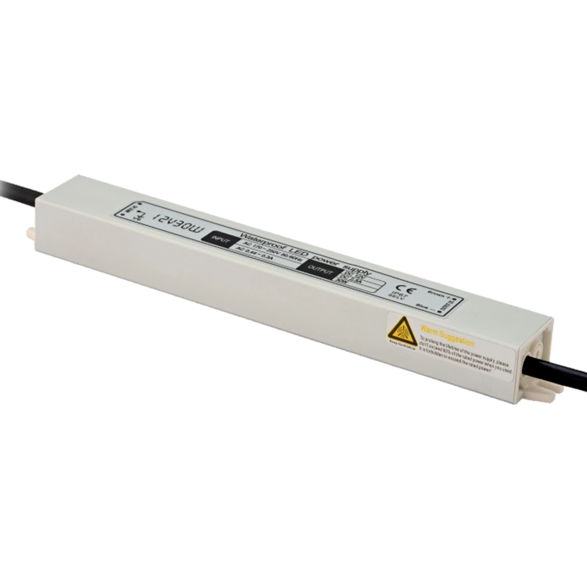 YS-WP-12030 / YS-WP-24030 12V 30W Waterproof LED Power Supply YS-WP-12030 / YS-WP-24030 12V 30W Waterproof LED Power Supply