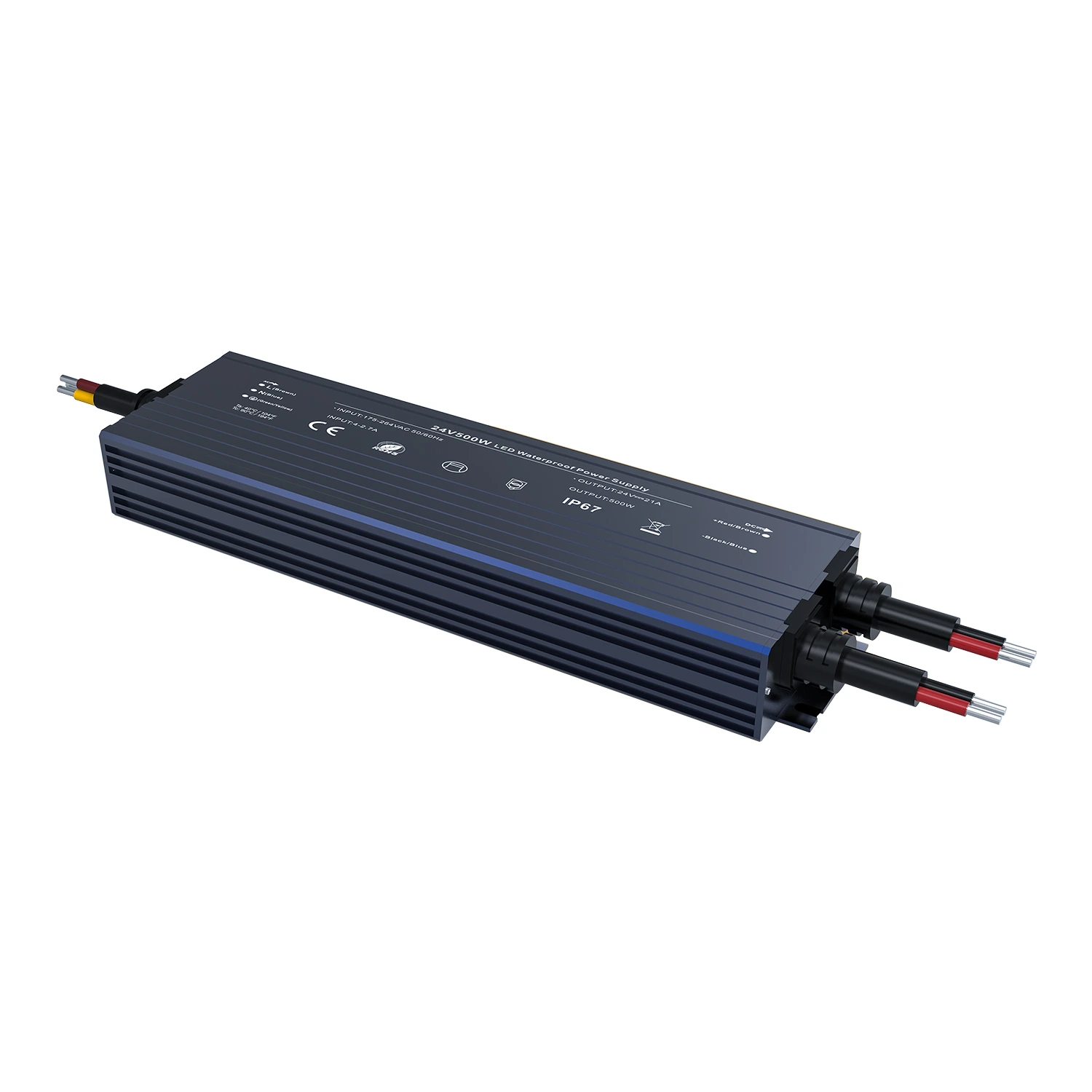 YS-WP-12500 / YS-WP-24500 500W IP67 Waterproof 12V/24V LED Power Supply YS-WP-12500 / YS-WP-24500 500W IP67 Waterproof 12V/24V LED Power Supply