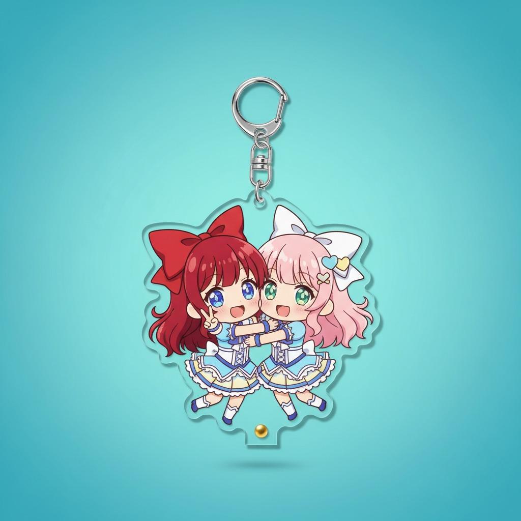 Double Layer Acrylic Charm