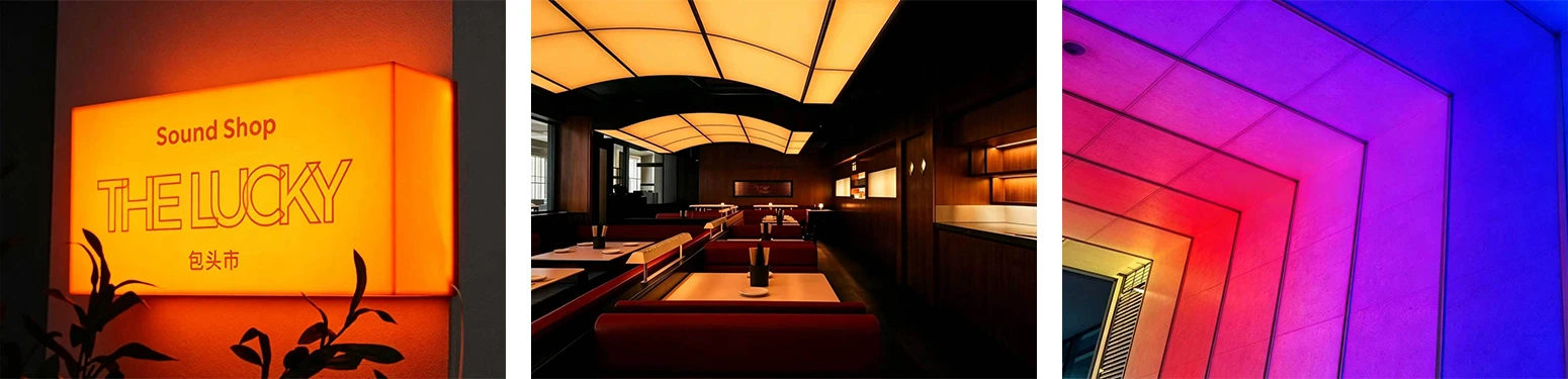 162 LEDs RGBW LED Light Sheet for marble backlighting, commercial light boxes and hospitality venues