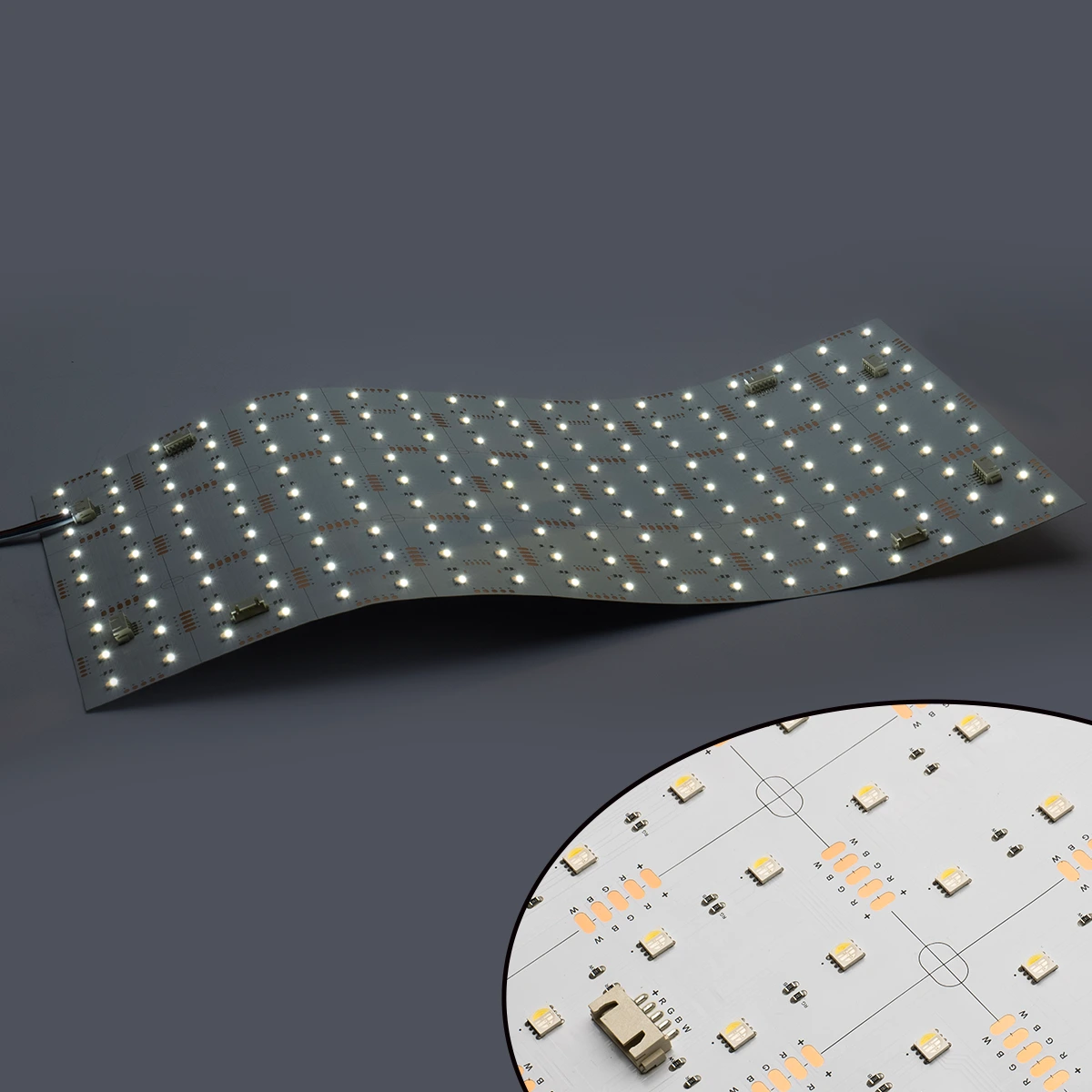 YS-F801-4162-10-RGBW 162LEDs SMD5050 Гибкая светодиодная RGBW панель YS-F801-4162-10-RGBW 162LEDs SMD5050 Гибкая светодиодная RGBW панель