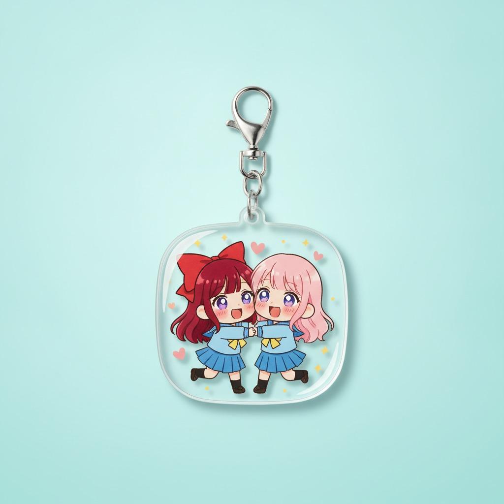 Double Sided Acrylic Keychain