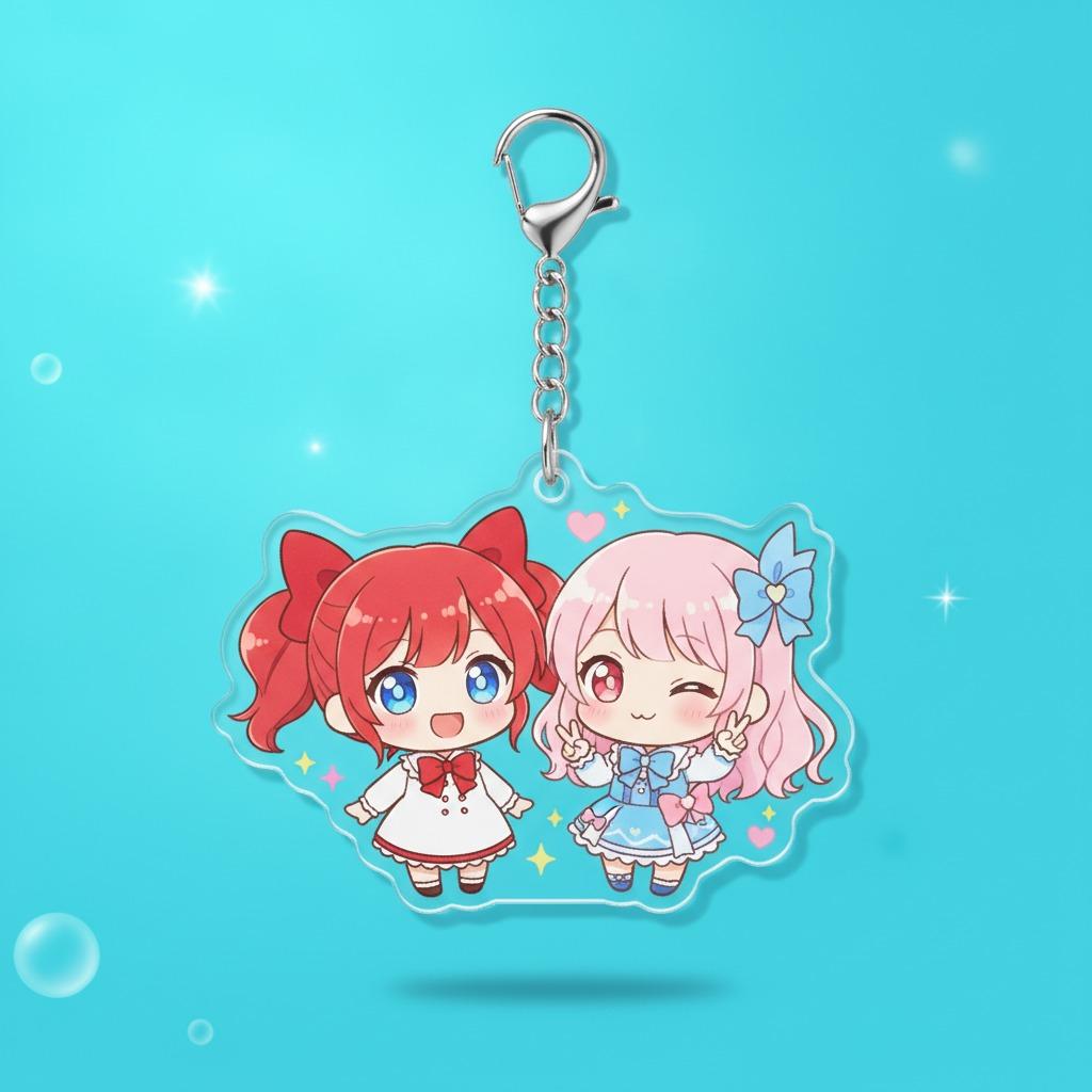 Epoxy Acrylic Keychain