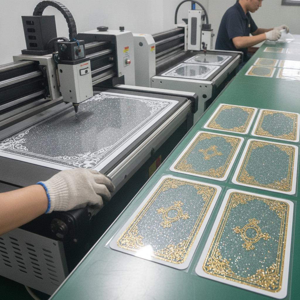 glitter acrylic card manufacturing