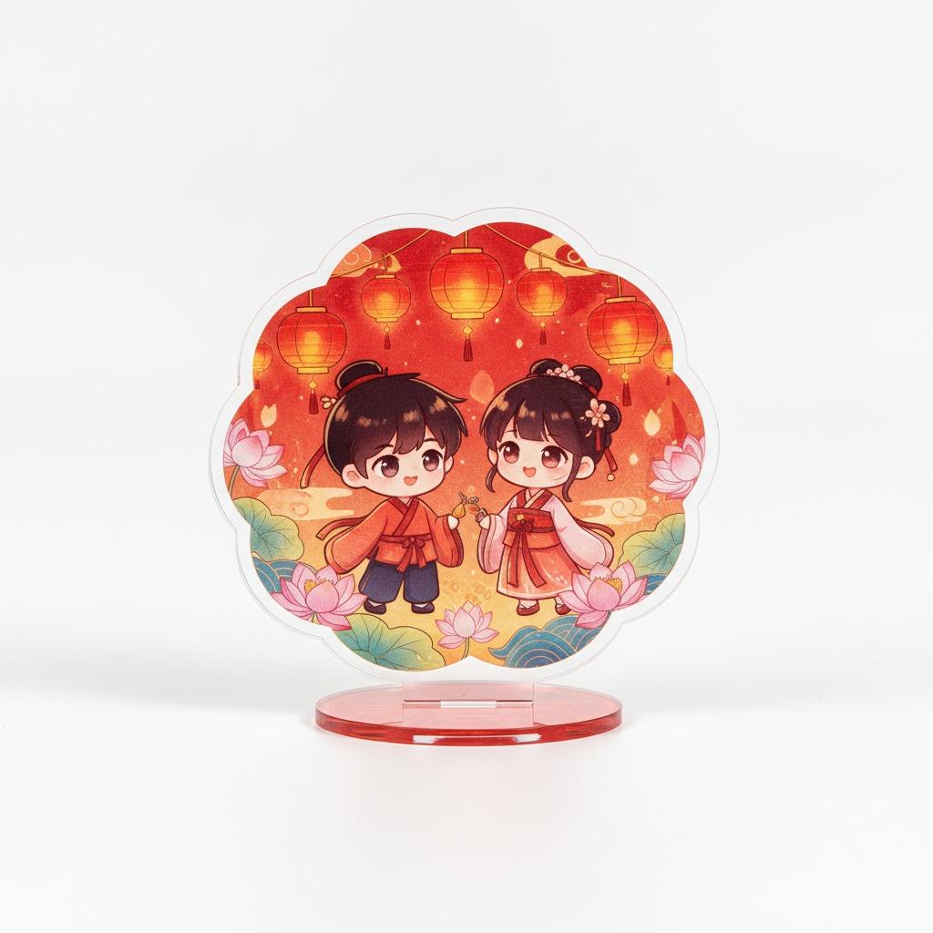 custom scene acrylic standees
