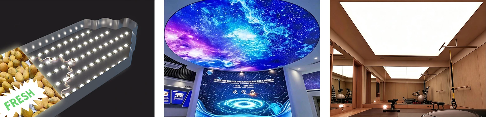 CCT Flexible Shutter LED Strips Recommended Application Scenarios
