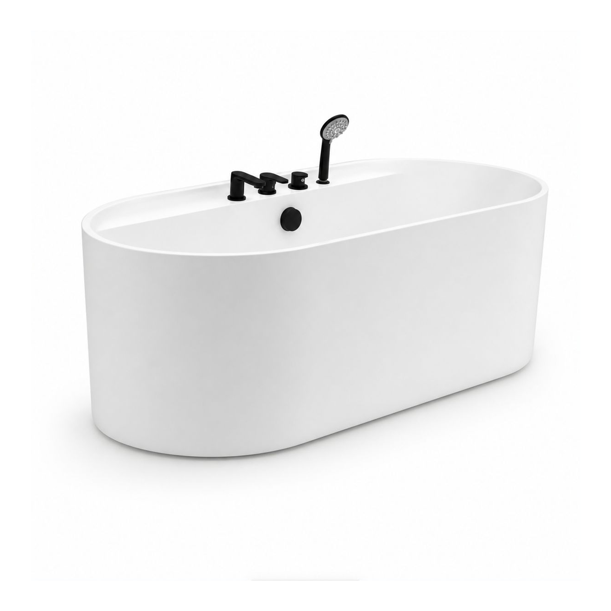 Acrylic Bathtub Freestanding Soaking Tub, 1700 x 800 x 580 mm