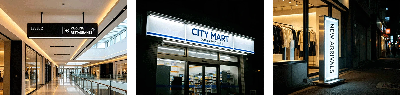 Side view LED light bar recommended applications for signage and light boxes