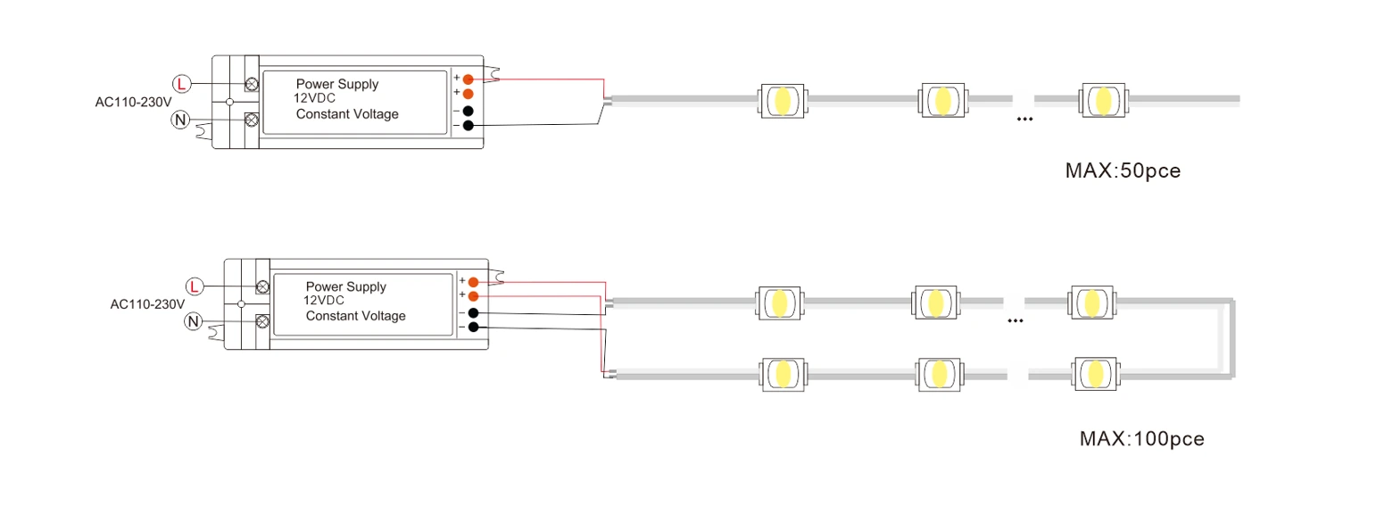 YS-M95311-W IP67 Mini LED Module wiring & installation guide