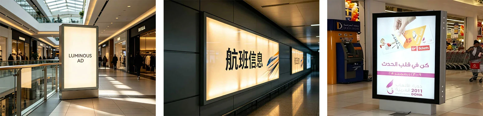 AC high voltage matrix LED module applications for sign light box channel letter