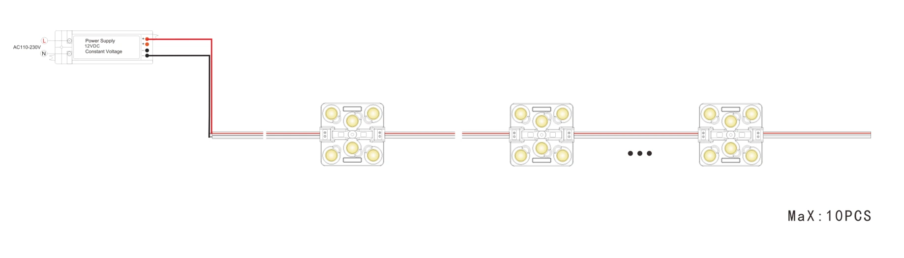6LEDs Module Wiring Diagram & Installation Guide