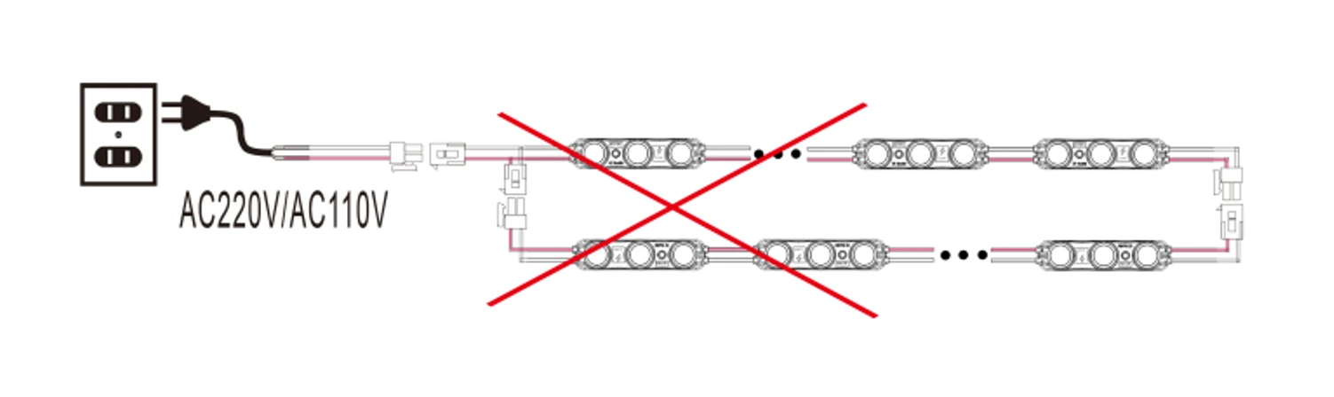 High Voltage White LED Module Installation Precautions & Safety Warnings