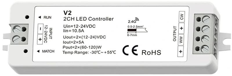LED Controller V2 12-24VDC