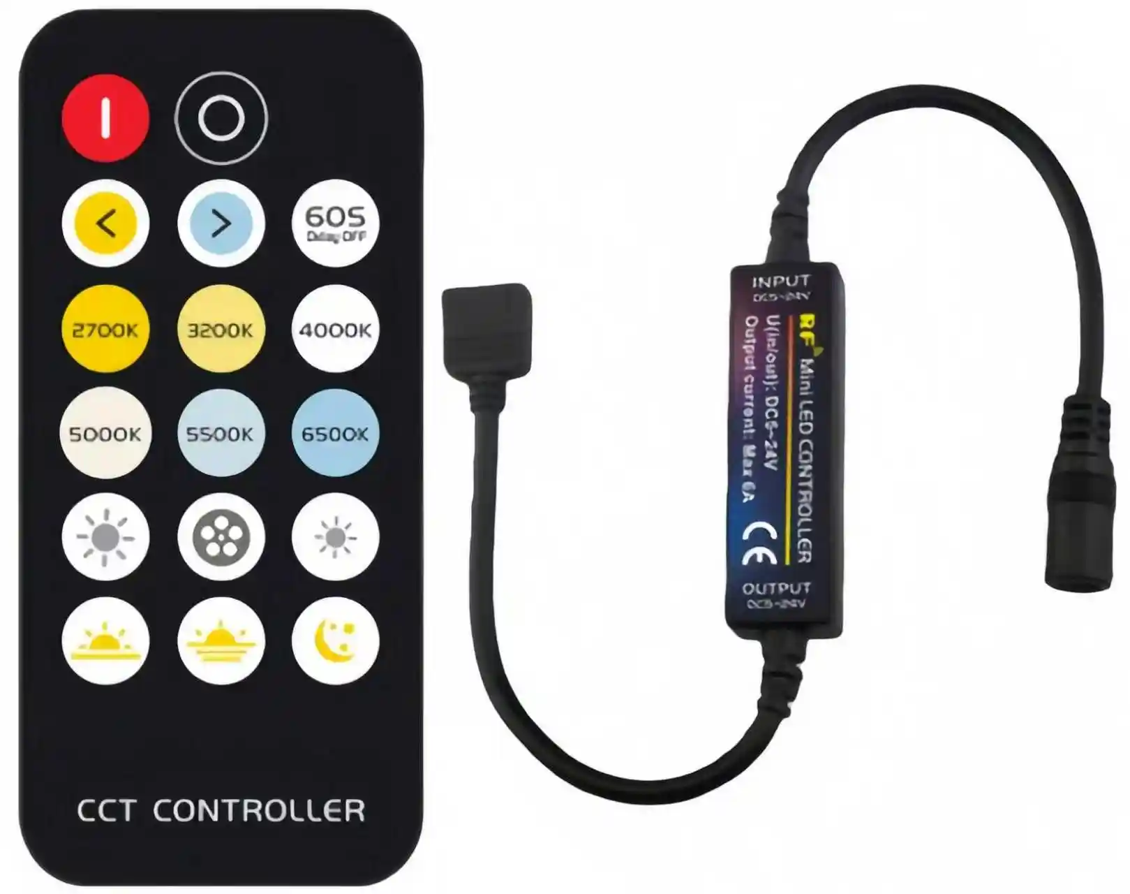 Mini LED Controller 17-key RF-M2