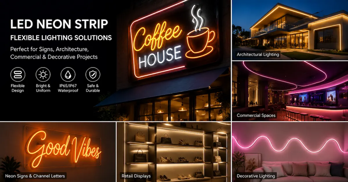 How to Choose a Reliable LED Neon Strip Supplier for Custom Lighting Projects