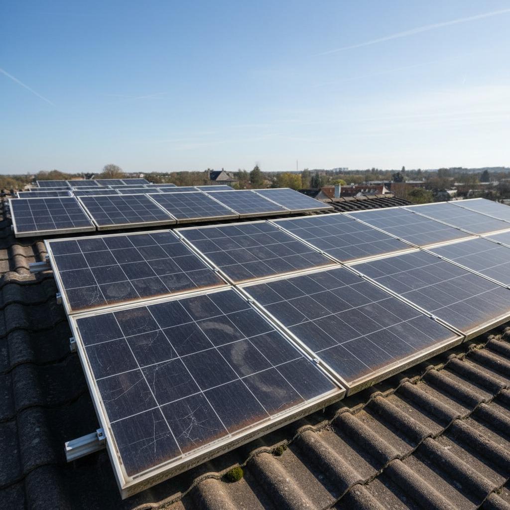 solar panel power degradation