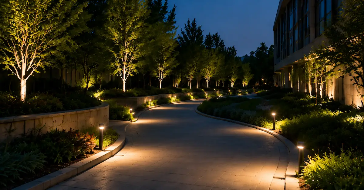 Landscape LED lighting application